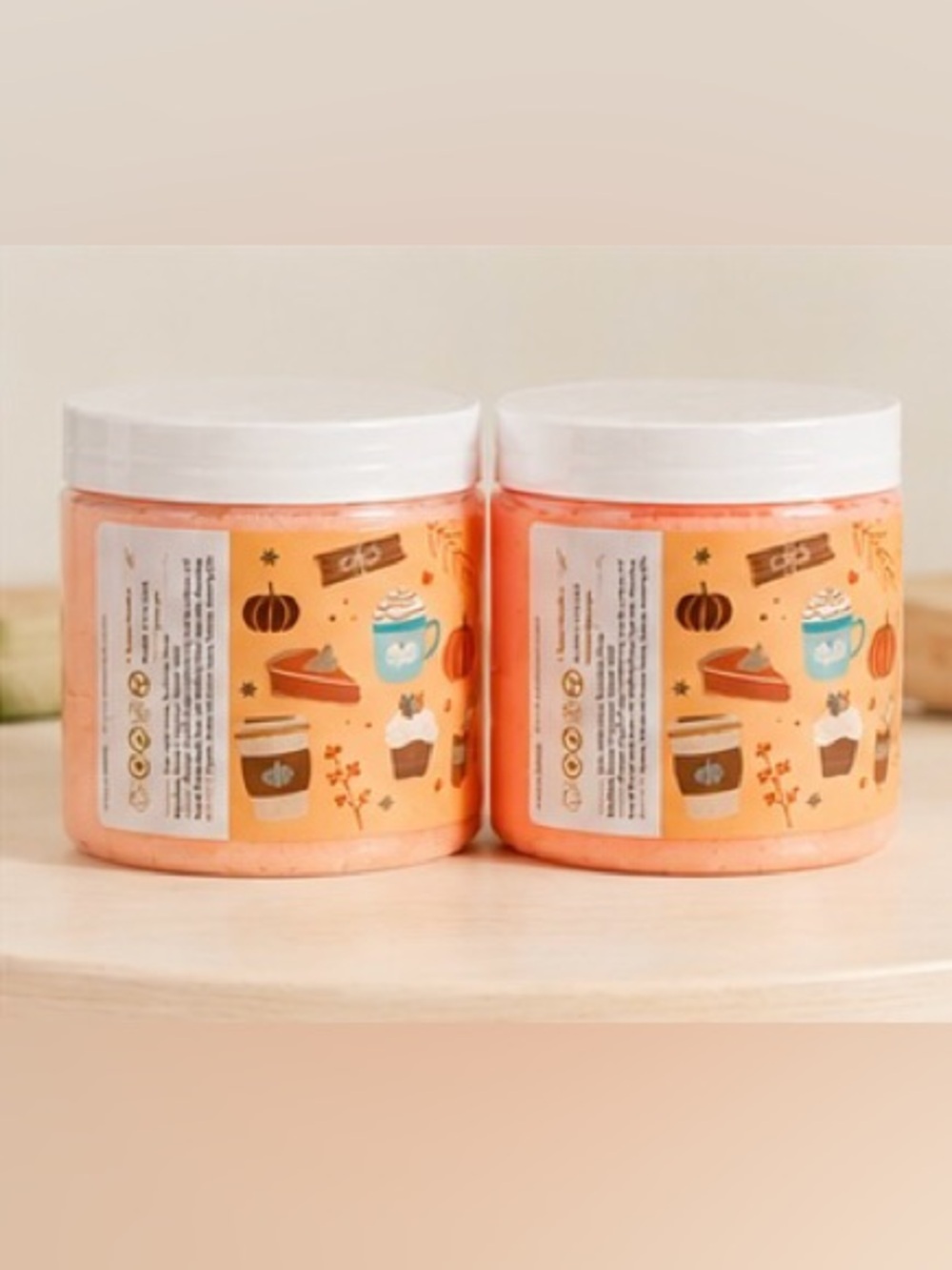 AMINNAH Pumpkin Spice Whipped Body Butter & Sugar Scrub - COMES WITH BOTH!! - Picture 5 of 6